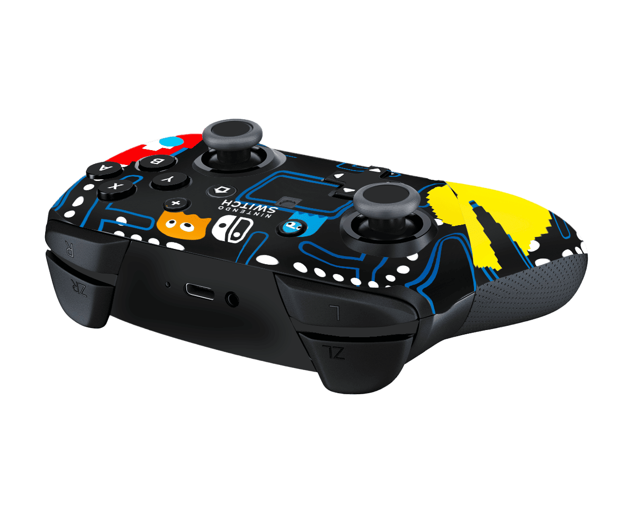 Pacman Skin Nintendo Switch Pro Controller Xonebrand