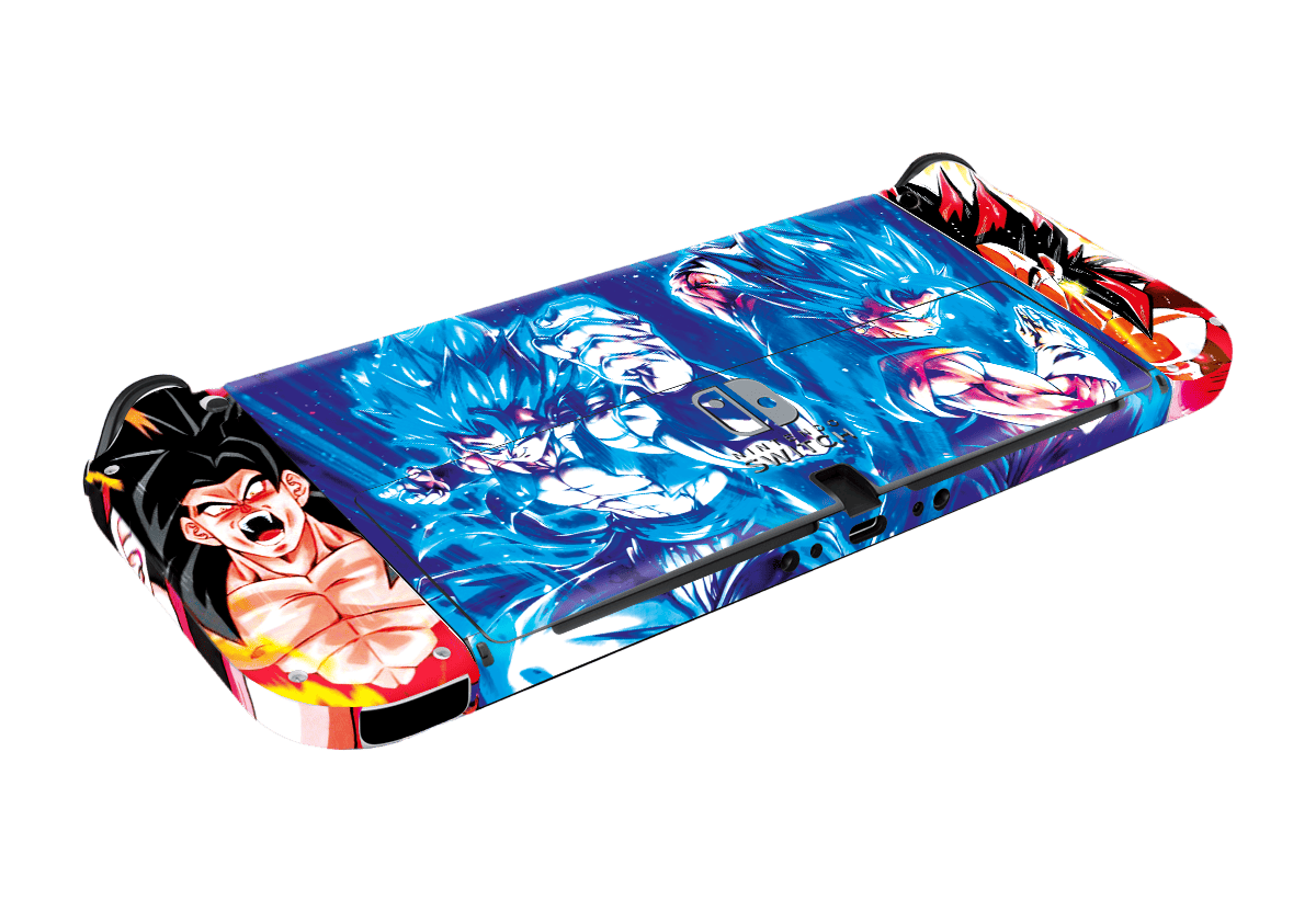 Dragon Ball Goku & Vegeta Nintendo Switch Oled (2021) Skin