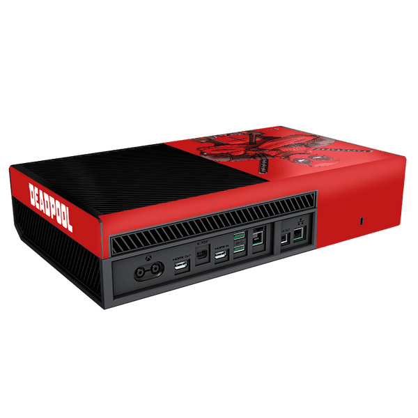 Deadpool Skin Xbox One Fat