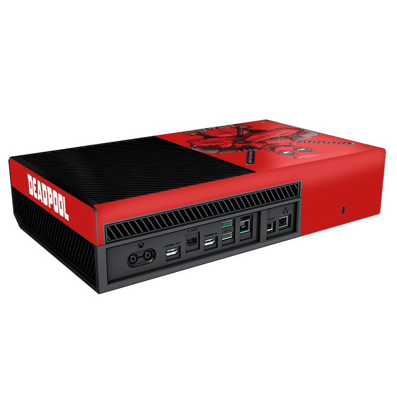 Deadpool Skin Xbox One Fat