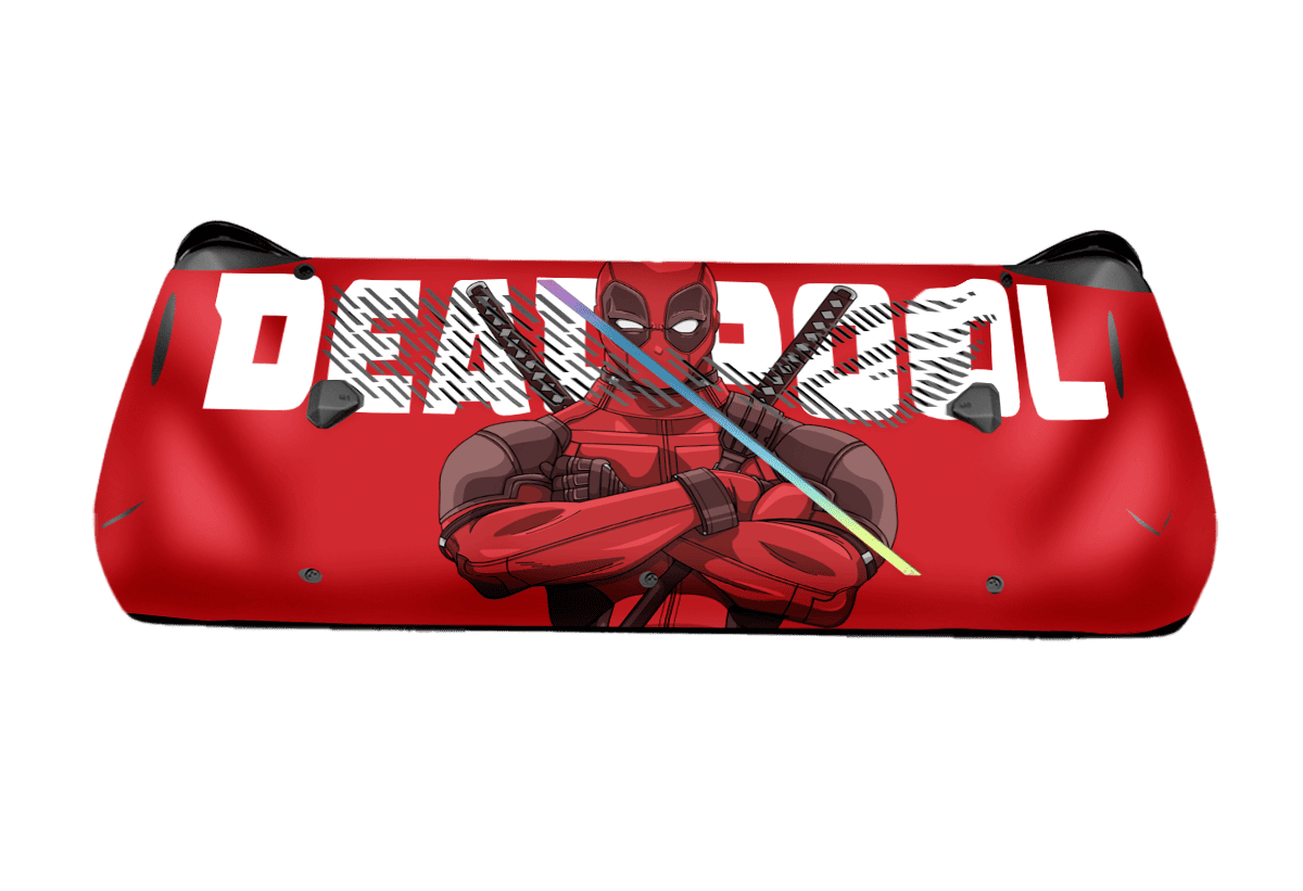 Deadpool Asus Rog Ally X Handheld Gaming Computer Skin