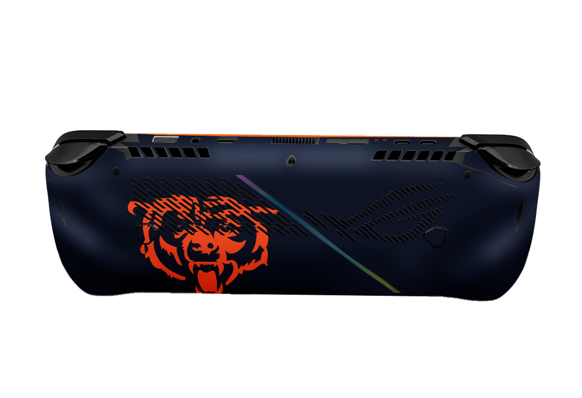 Chicago Bears Asus Rog Ally X Handheld Gaming Computer Skin