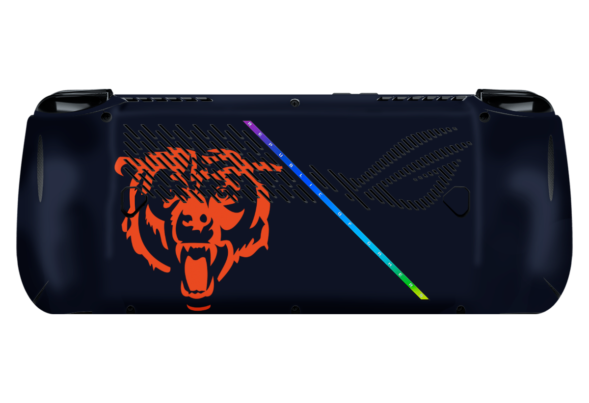 Chicago Bears Asus Rog Ally X Handheld Gaming Computer Skin