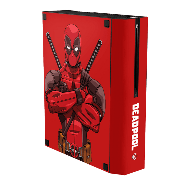 Deadpool Skin Xbox One Fat