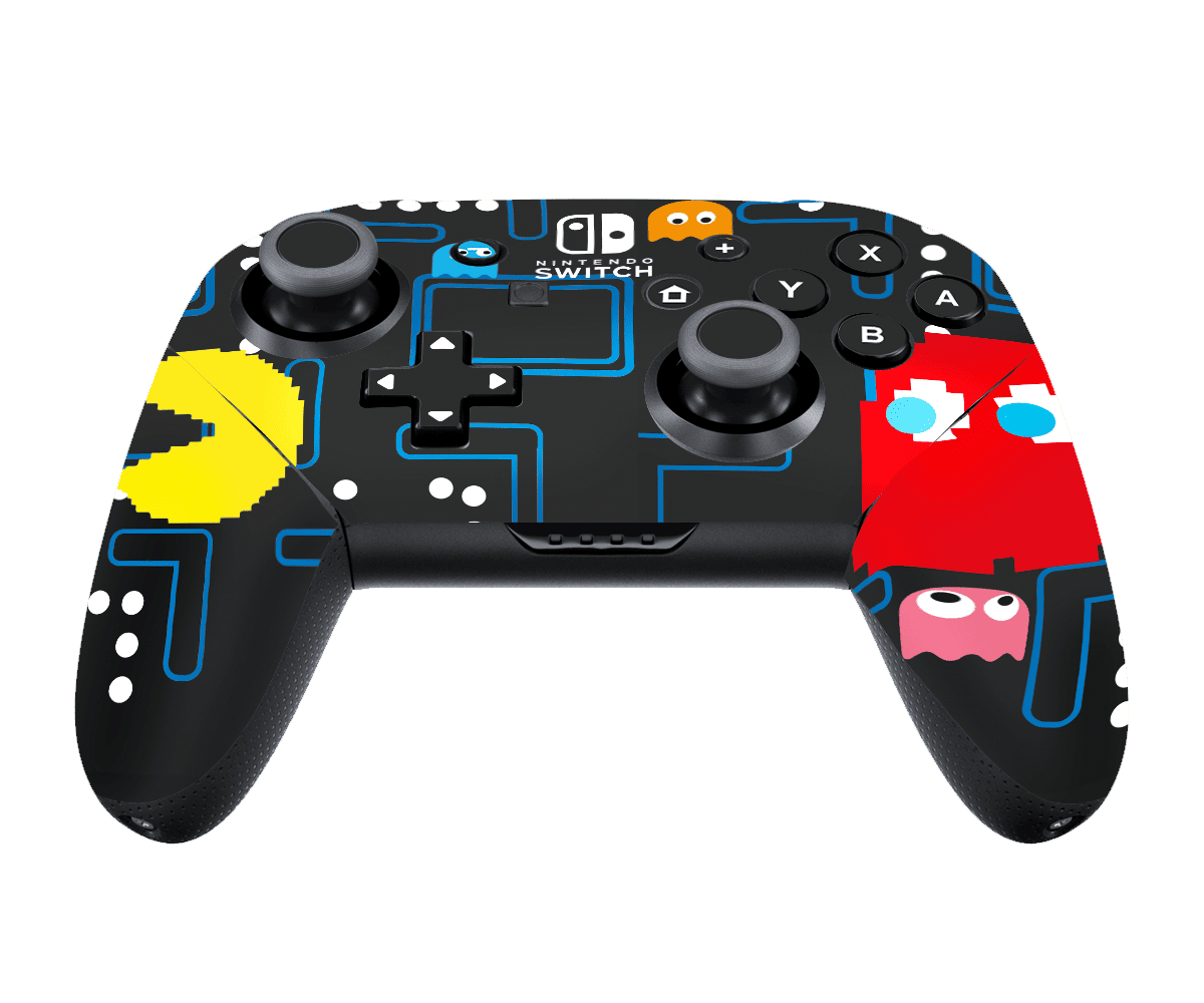 Pacman Skin Nintendo Switch Pro Controller Xonebrand