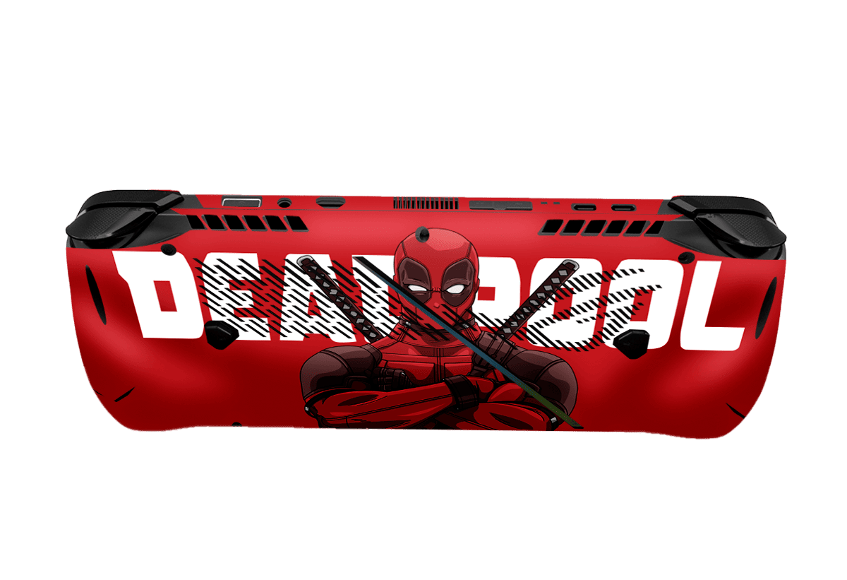 Deadpool Asus Rog Ally X Handheld Gaming Computer Skin