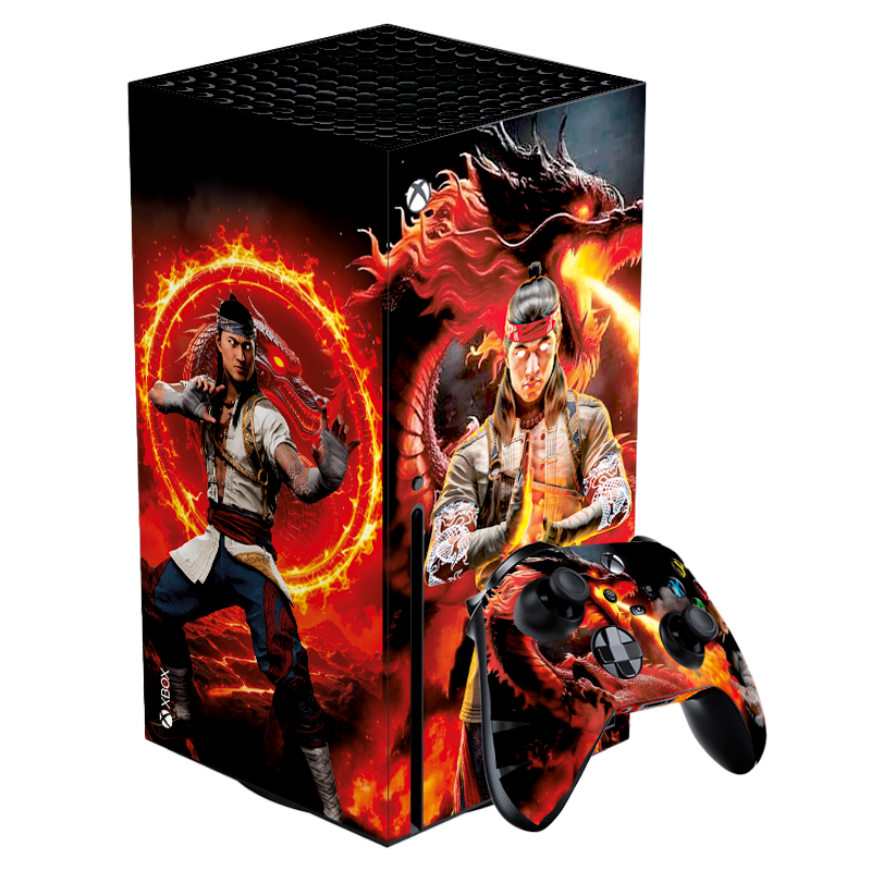 Mortal Kombat Liu Kang Skin Xbox Series X Xonebrand