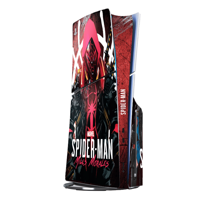 Spider-Man Miles & Peter Skin Playstation 5 Slim Xonebrand