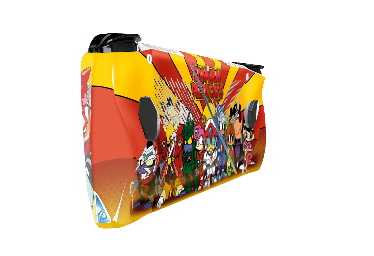 Gatos Samurais Skin Asus Rog Ally Xonebrand