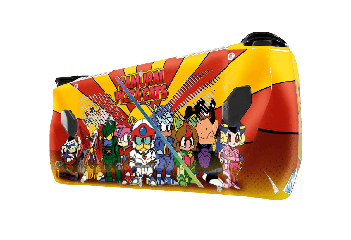 Gatos Samurais Skin Asus Rog Ally Xonebrand