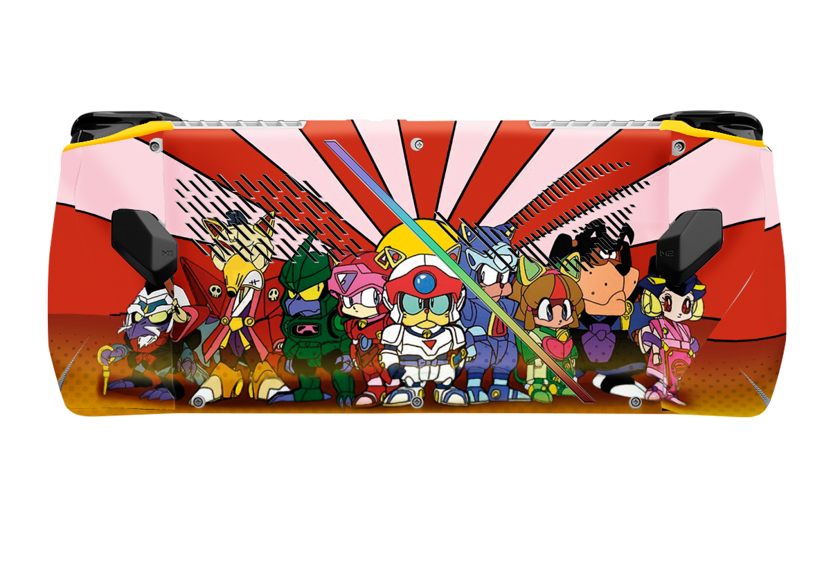 Gatos Samurais Skin Asus Rog Ally