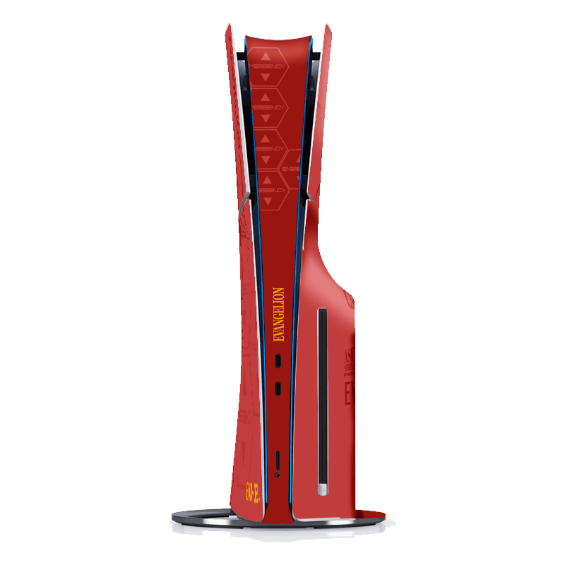 Evangelion Eva-02 Skin Playstation 5 Slim Xonebrand