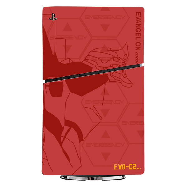 Evangelion Eva-02 Skin Playstation 5 Slim