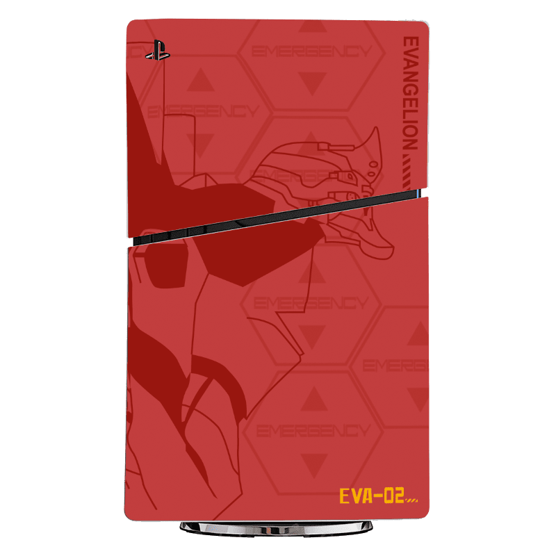 Evangelion Eva-02 Skin Playstation 5 Slim Xonebrand