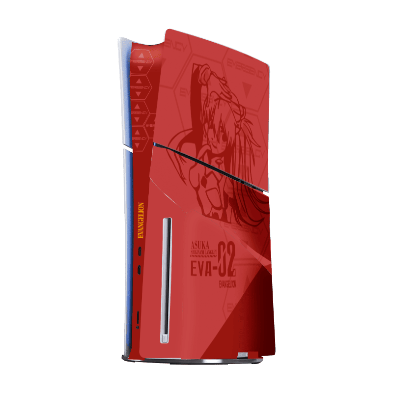 Evangelion Eva-02 Skin Playstation 5 Slim Xonebrand