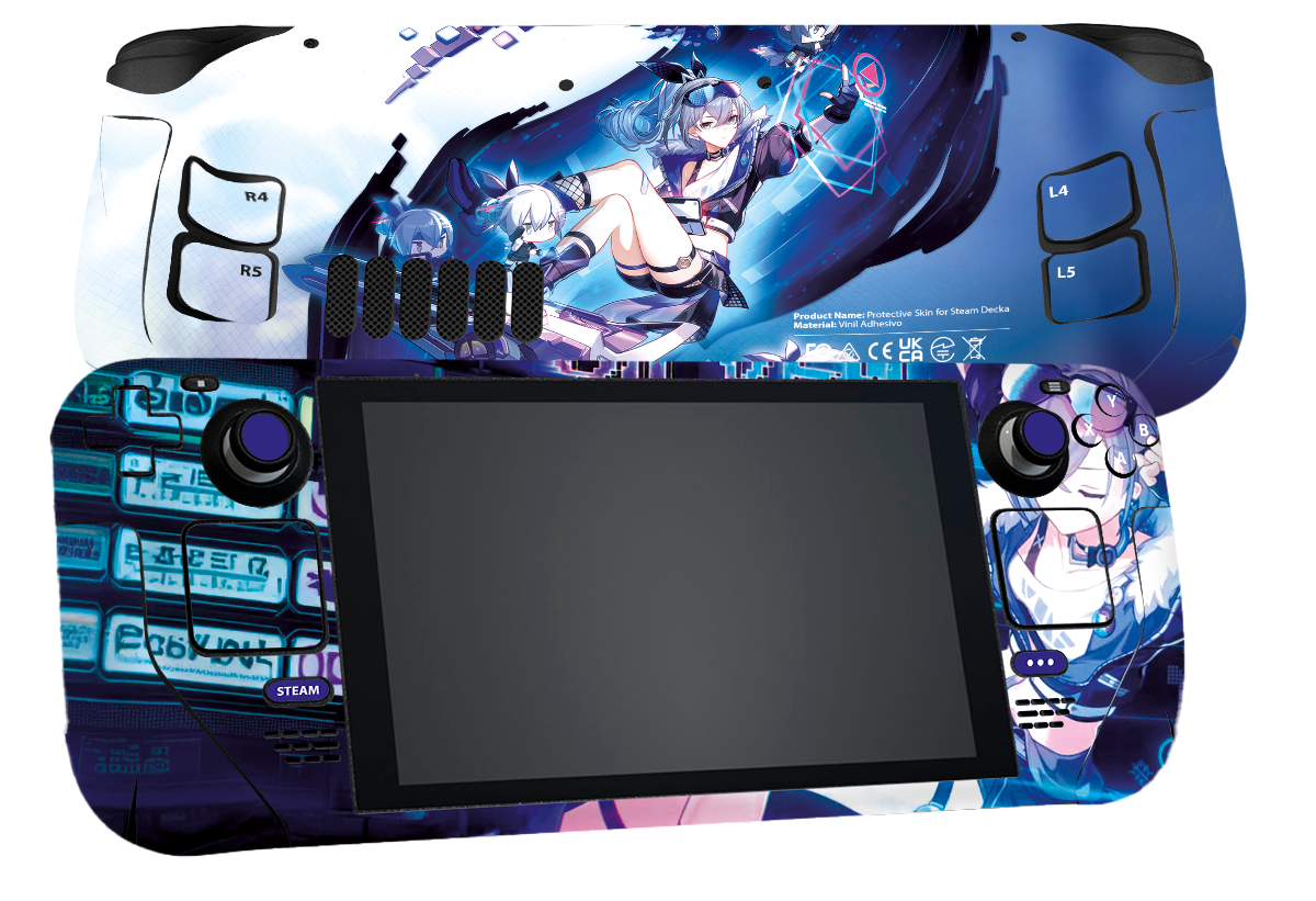 Silver Wolft Steam Deck Skin