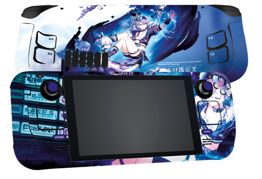 Silver Wolft Steam Deck Skin