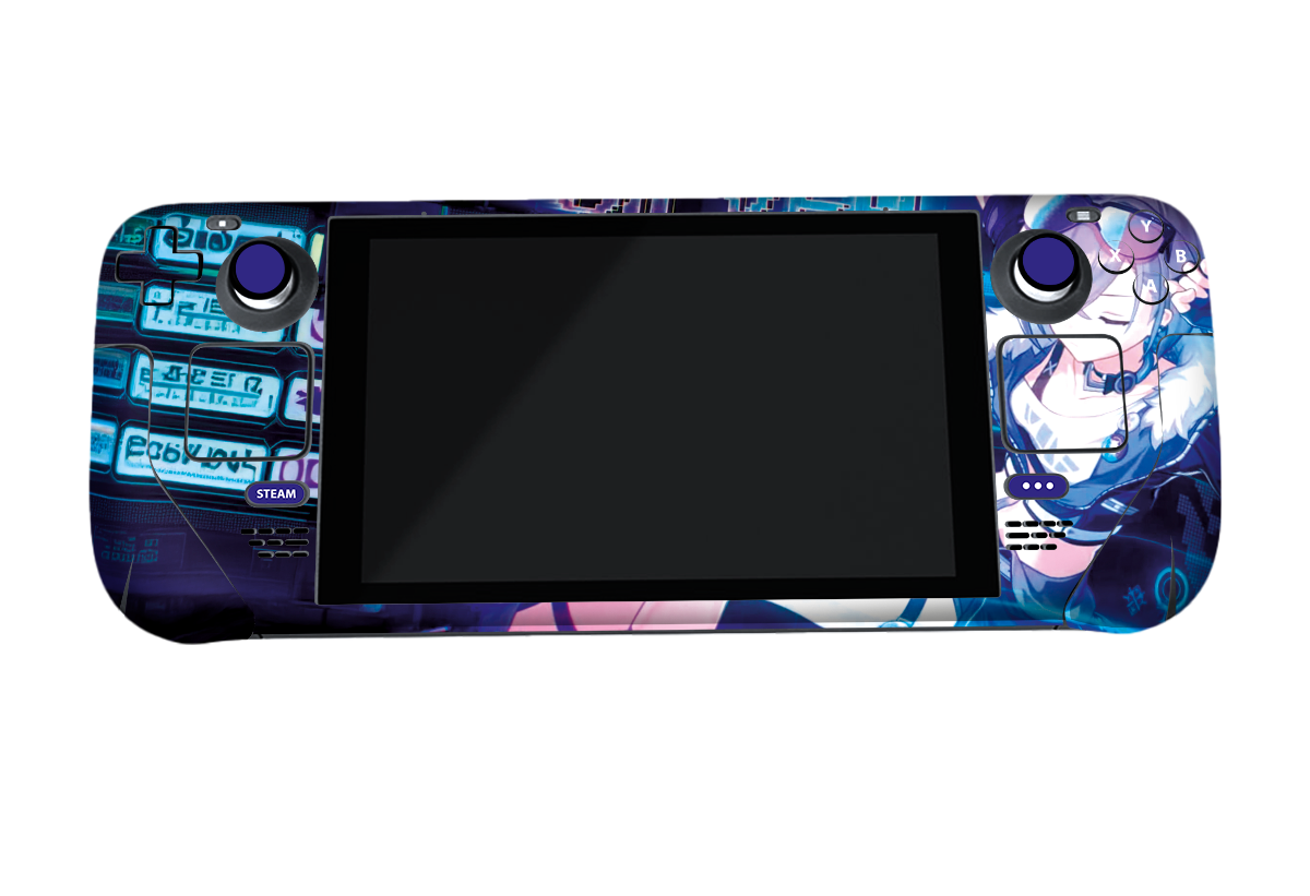 Silver Wolft Steam Deck Skin