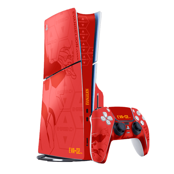 Evangelion Eva-02 Skin Playstation 5 Slim