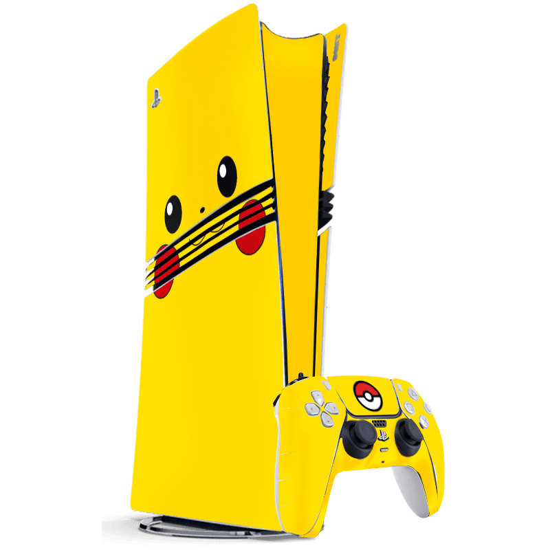 Pokemon Pikachu Skin Playstation 5 Pro Xonebrand