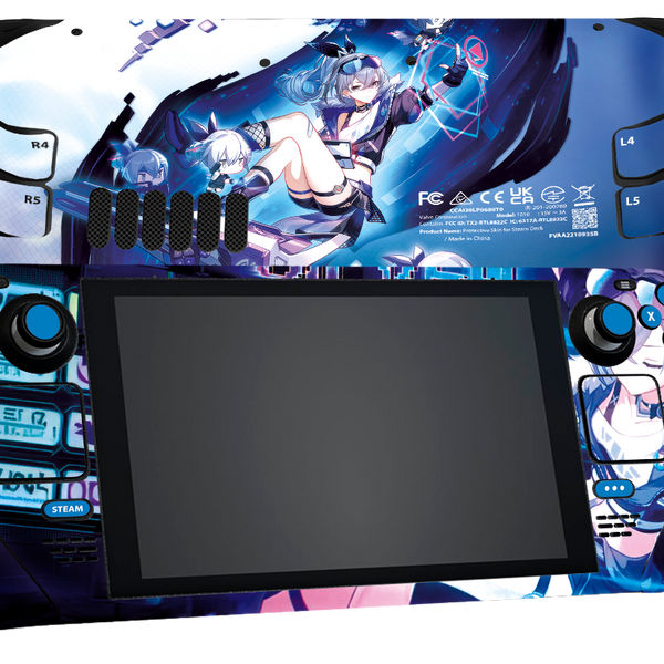 Silver Wolft Steam Deck Skin Xonebrand