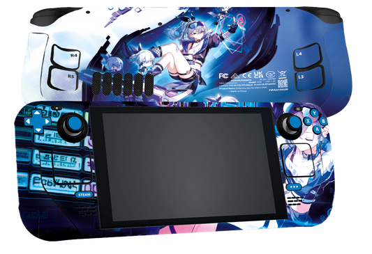Silver Wolft Steam Deck Skin Xonebrand