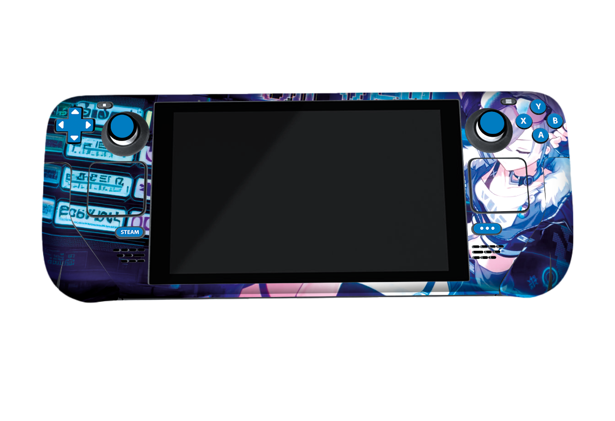 Silver Wolft Steam Deck Skin Xonebrand