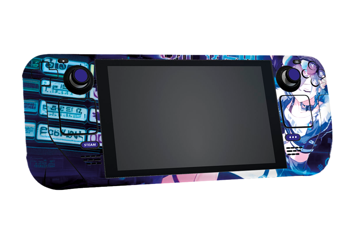 Silver Wolft Steam Deck Skin