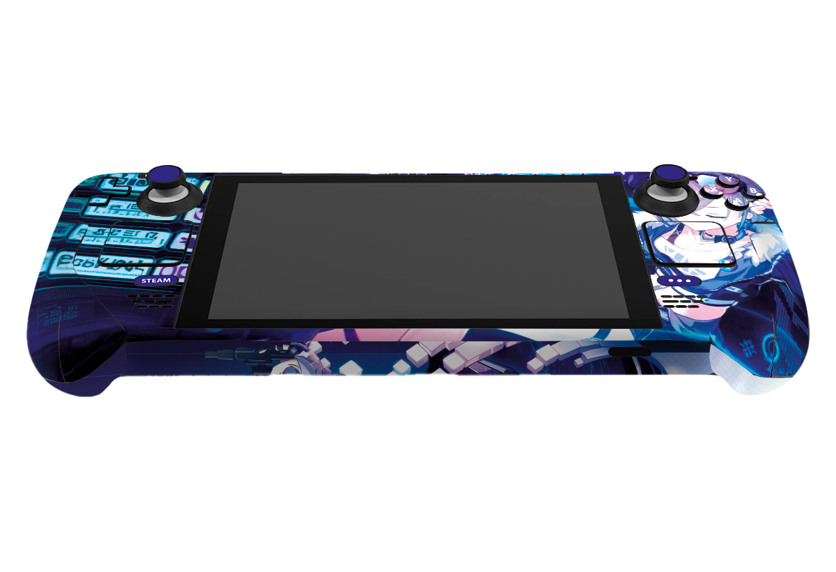 Silver Wolft Steam Deck Skin