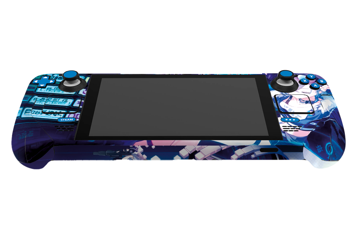 Silver Wolft Steam Deck Skin Xonebrand