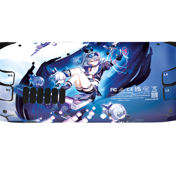 Silver Wolft Steam Deck Skin Xonebrand