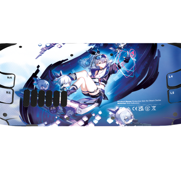 Silver Wolft Steam Deck Skin