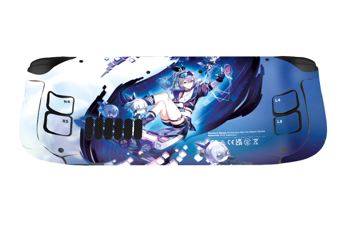 Silver Wolft Steam Deck Skin