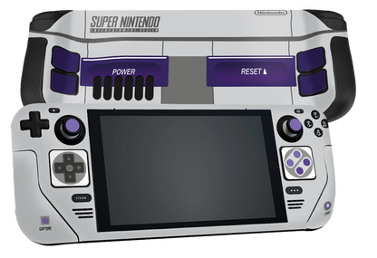 Edicion SNES Steam Deck Handheld Gaming Computer Skin