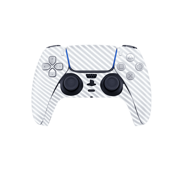 Fibra Carbono Blanco Skin Playstation 5 Slim