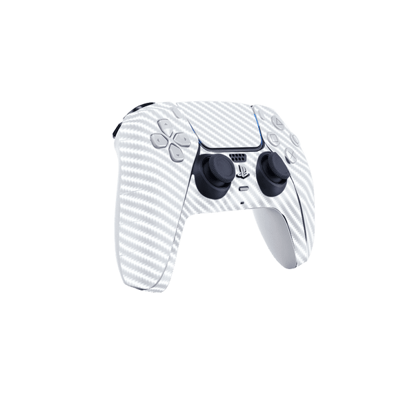 Fibra Carbono Blanco Skin Playstation 5 Slim