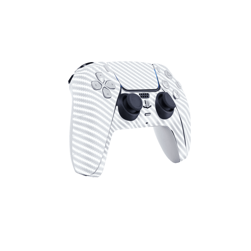 Fibra Carbono Blanco Skin Playstation 5 Slim