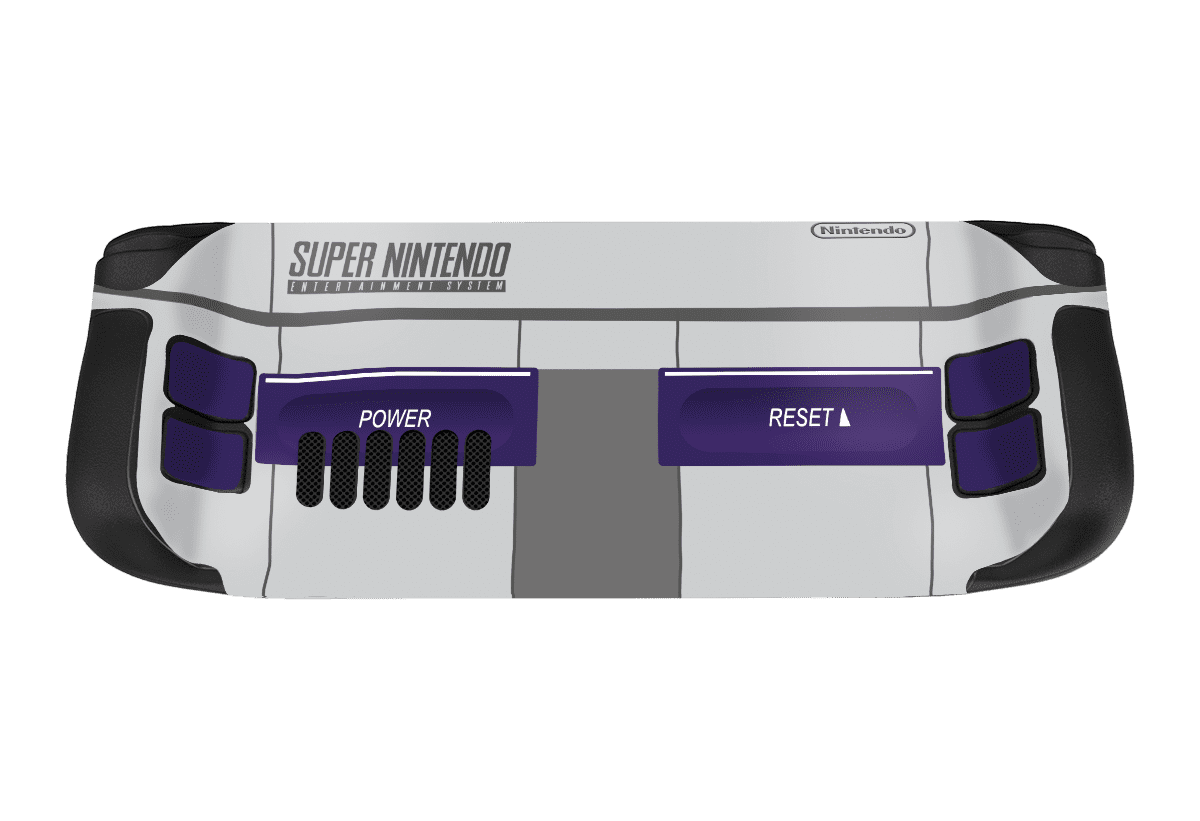 Edicion SNES Steam Deck Handheld Gaming Computer Skin