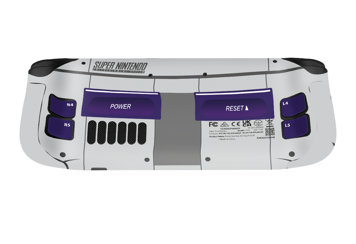 SNES Steam Deck Skin Xonebrand