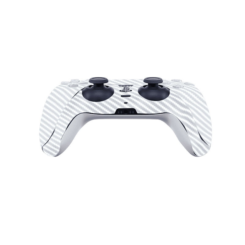 Fibra Carbono Blanco Skin Playstation 5 Slim