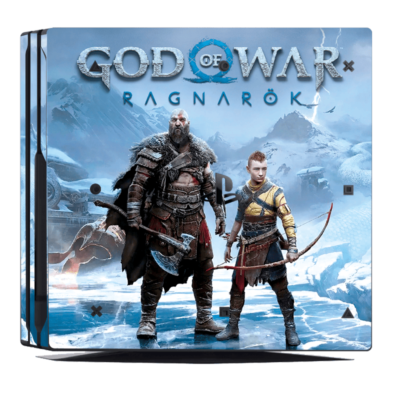 God of War Skin Playstation 4 Pro Xonebrand