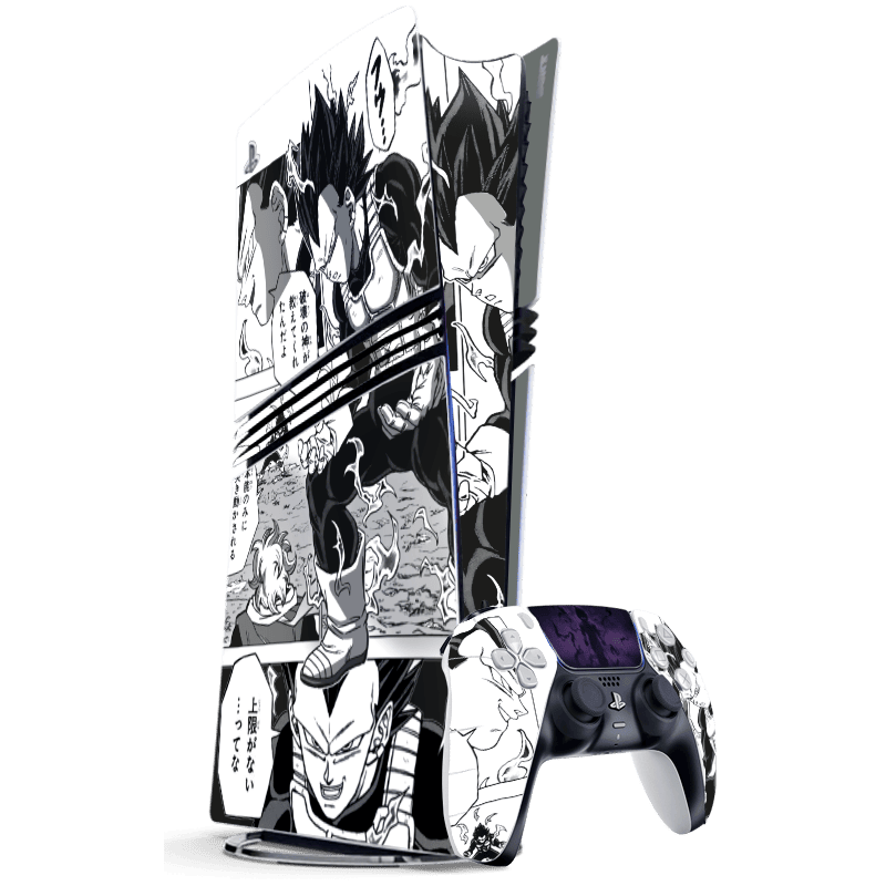 Dragon Ball Vegeta Skin Playstation 5 Pro Xonebrand
