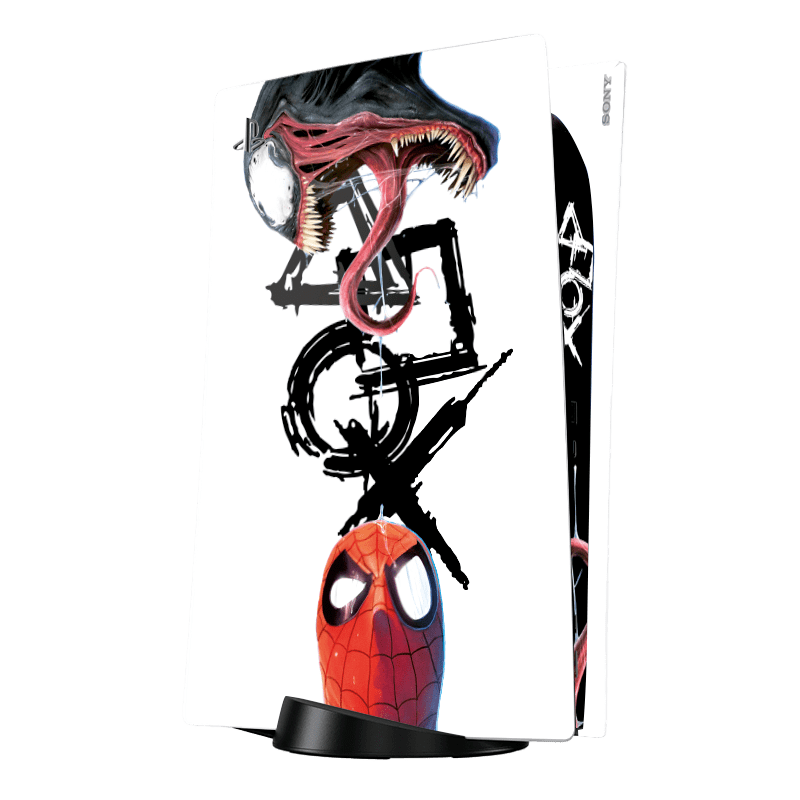 Venom vs Spiderman Skin Playstation 5 Fat