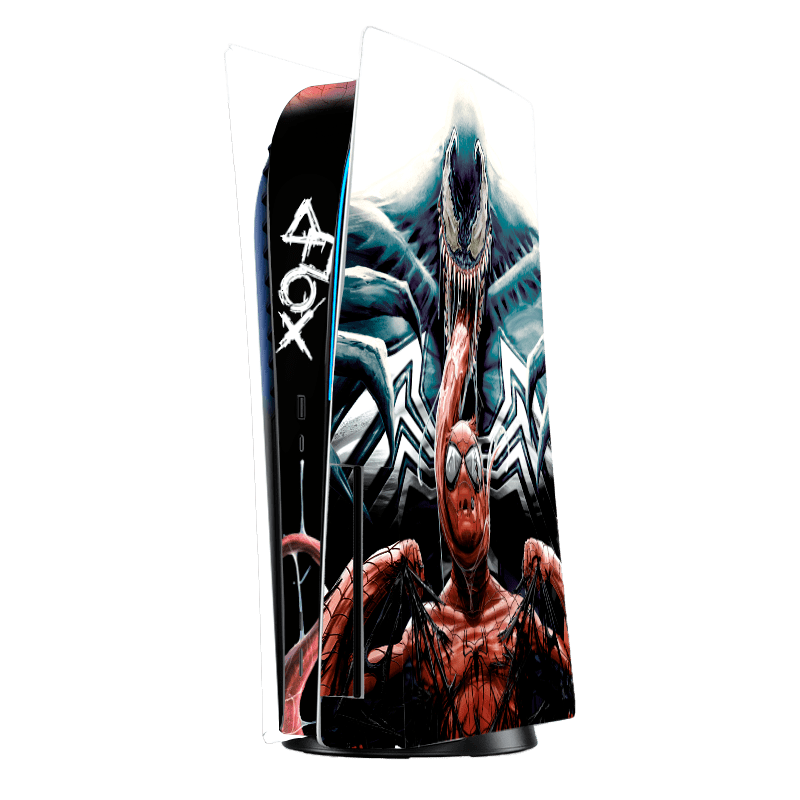 Venom vs Spiderman Skin Playstation 5 Fat