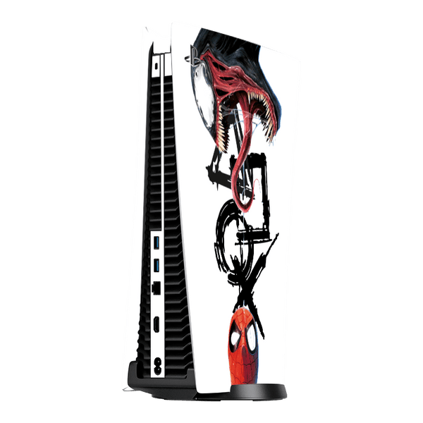 Venom vs Spiderman Skin Playstation 5 Fat