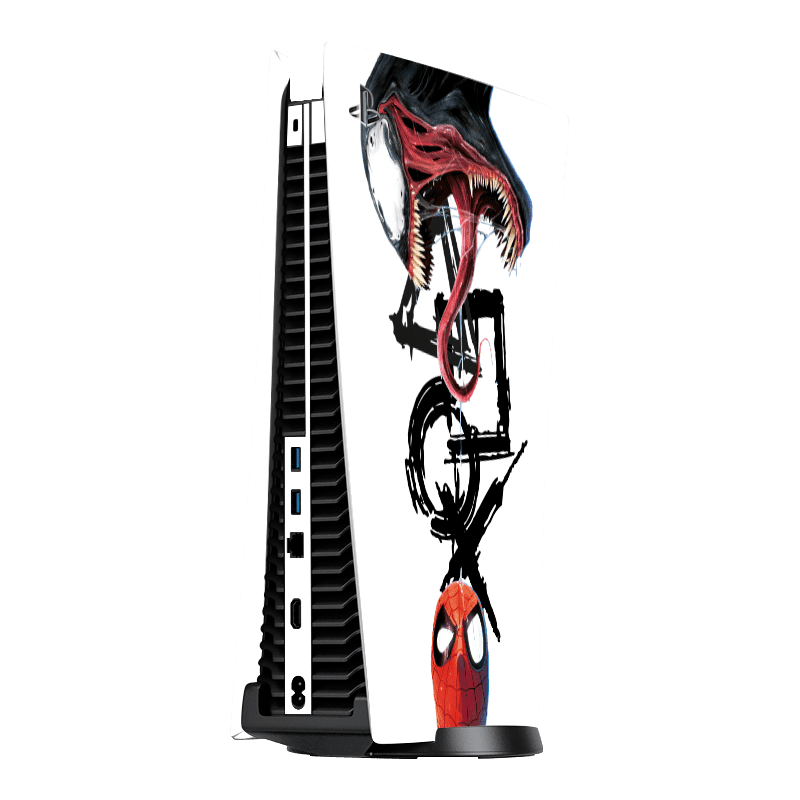 Venom vs Spiderman Skin Playstation 5 Fat