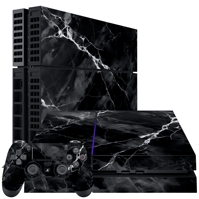 Marmol Negro Skin Playstation 4 Fat Xonebrand
