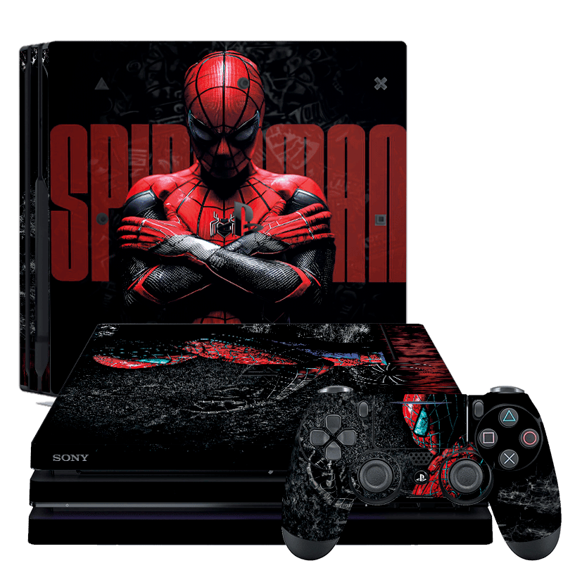 Spider-Man Skin Playstation 4 Pro Xonebrand