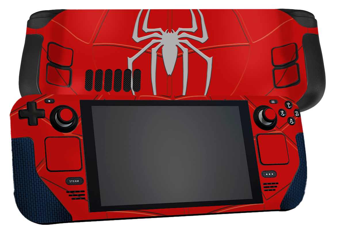 Spiderman Steam Deck Handheld Gaming Computer Skin