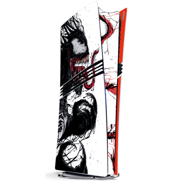 Venom vs Carnage Skin Playstation 5 Pro Xonebrand